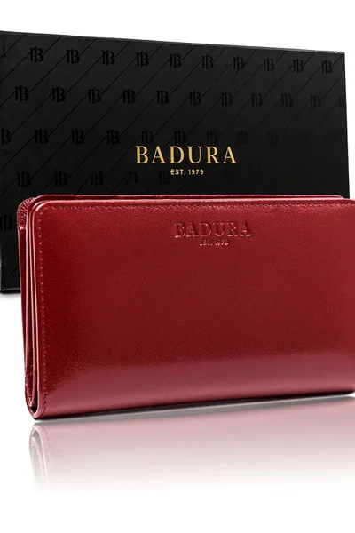 Dámská pánská peněženka BADURA červená FPrice