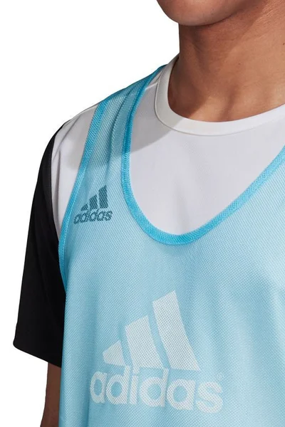 Modré tréninkové tričko pro pány - ADIDAS Training BIB 14