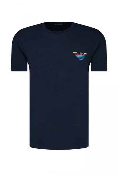 Pánské tričko  - Emporio Armani tmavě modrá