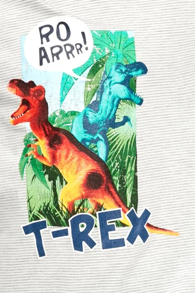 Chlapecké pyžamo T-rex melanž - Cornette