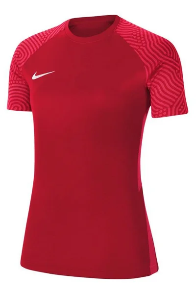 Červené dámské tričko Nike DRI-FIT pro odvod potu