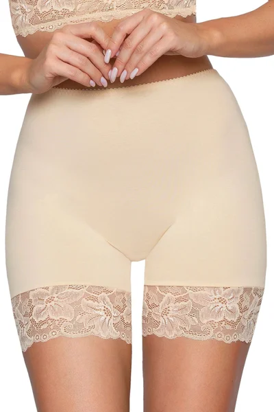 Beige Tanga Babell - Béžové Elegantní Dámské Kalhotky