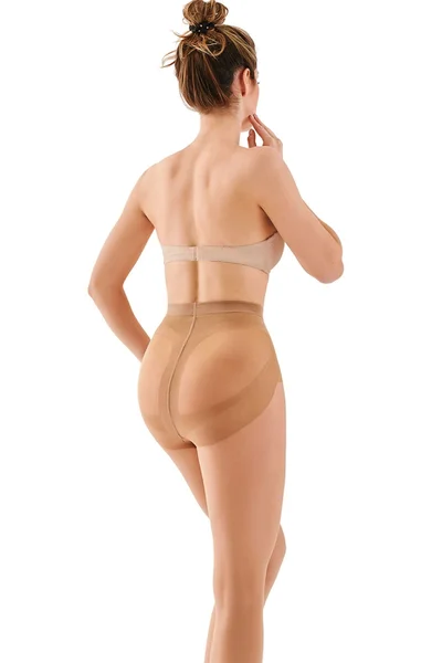 Dámské push-up punčocháče beige - Gabriella