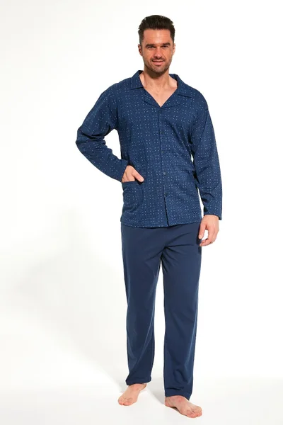 Pánské  pyžamo - Cornette tmavě modrá