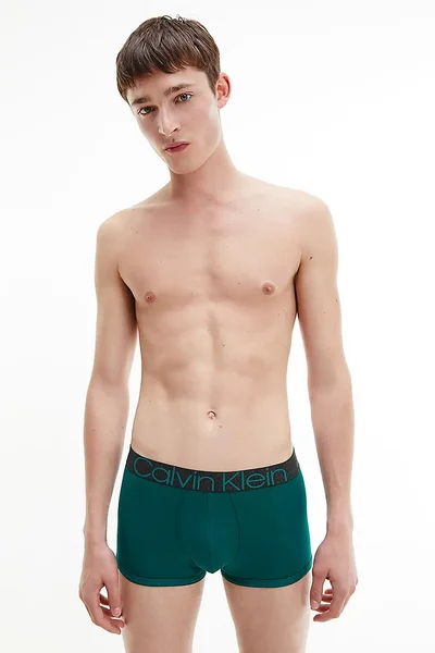 Pánské zelené boxerky Calvin Klein RECONSIDERED