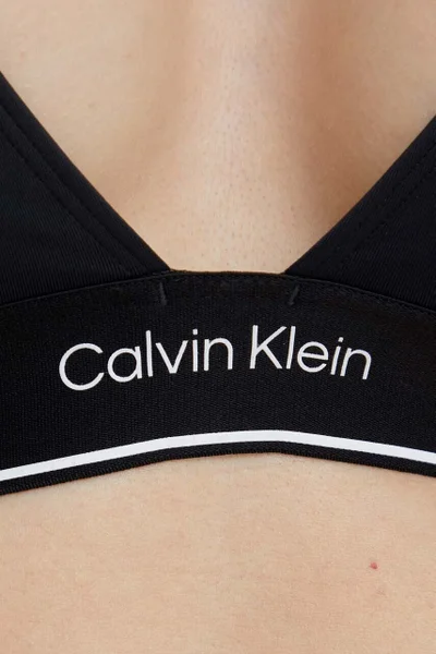 Calvin Klein černá plavková podprsenka z recyklovaného materiálu