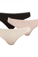 Dámská tanga 3-pack - 0R8 - Tommy Hilfiger směs barev