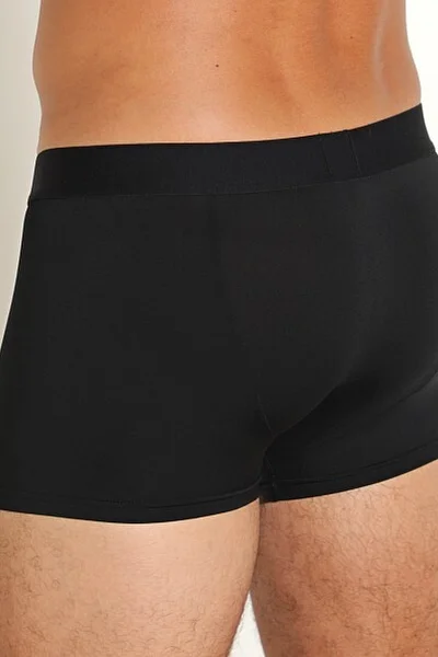 Emporio Armani Pánské elastické černé boxerky