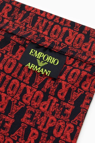 Emporio Armani pánské černé boxerky s logem Elegance