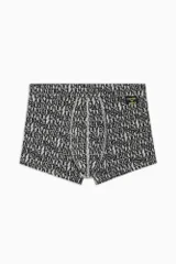 Nadčasové šedé boxerky s logem - Emporio Armani