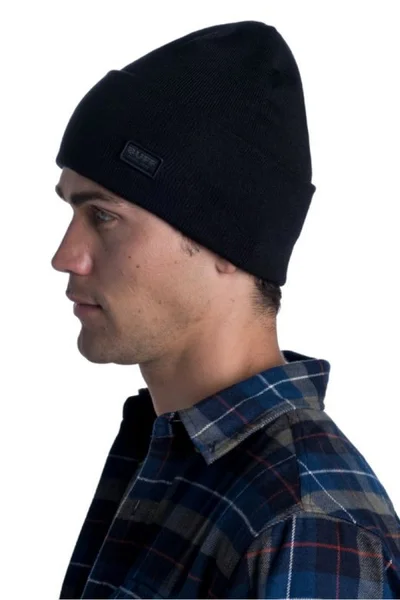 Zimní černá beanie čepice Buff