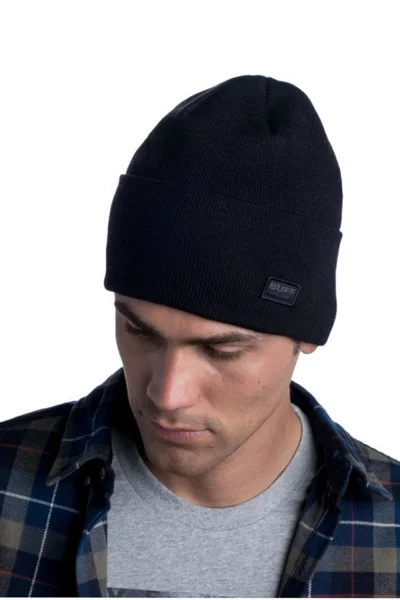 Zimní černá beanie čepice Buff