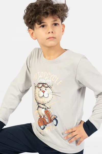 Dětské pyžamo dlouhé Motocycle Vienetta Kids