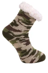 Dámské protiskluzové ponožky Masker winter zelené Moraj