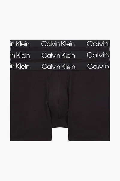 Calvin Klein černé moderní pánské boxerky z recyklovaných materiálů