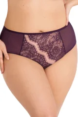 Dámské tanga Violet Gorsenia - fialová krajka