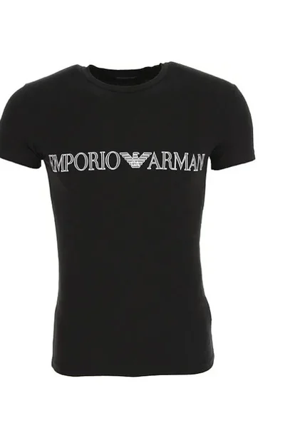 Pánský set triko + trenýrky  - - v černé barvě - Emporio Armani