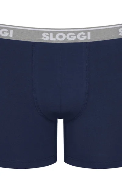Komfortní pánské boxerky Sloggi men GO Short 2P - modrá