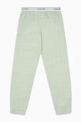 Dámské pyžamové kalhoty zelená - Calvin Klein
