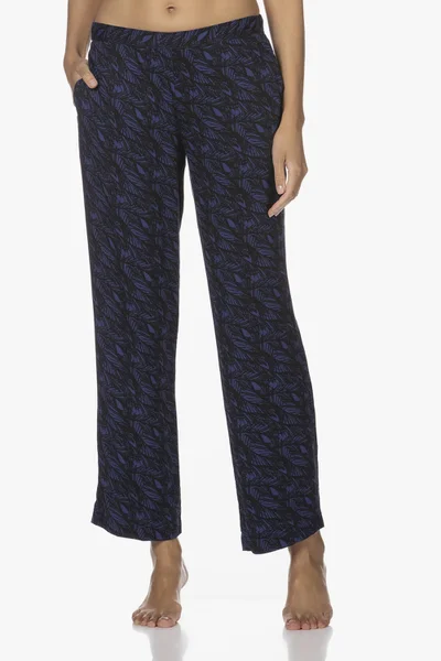 Dámské pyžamové kalhoty VFR - modročerná - Calvin Klein