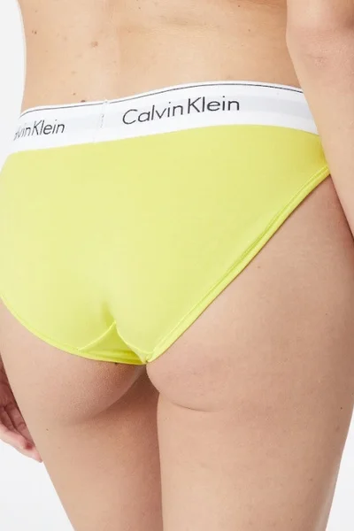 Dámské kalhotky ZIR - žlutá - Calvin Klein