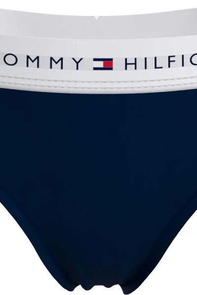 Dámská tanga s logem Tommy Hilfiger - tmavě modrá