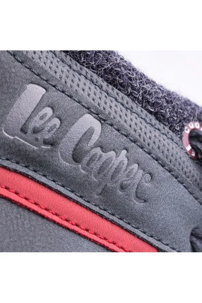 Lee Cooper Pánské Tenisky Tmavě Šedá-mix - Ekologická Kůže