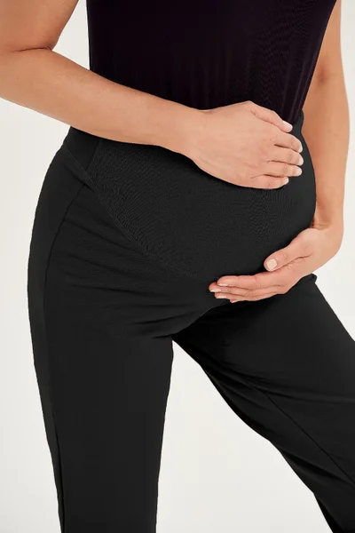 Dámské těhotenské teplákové kalhoty Taro Černá - Taro