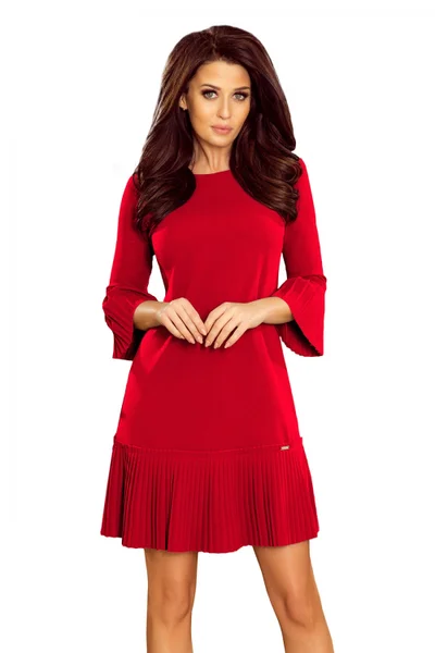 Dámské červené šaty Numoco