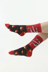 Bavlněné ponožky Cow and Chicken s motivem ďábla - Moraj